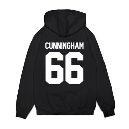 Virginia Tech - NCAA Football : Montavious Cunningham - Vintage Helmet Premium Hooded Sweatshirt-1