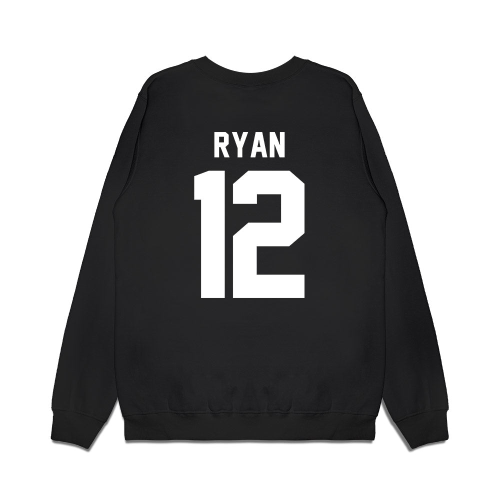 Virginia Tech - NCAA Football : Kelden Ryan - Vintage Helmet Premium Crewneck Sweatshirt-1