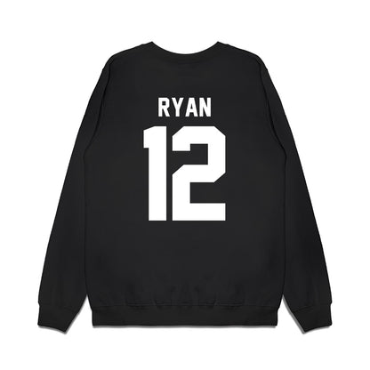 Virginia Tech - NCAA Football : Kelden Ryan - Vintage Helmet Premium Crewneck Sweatshirt-1