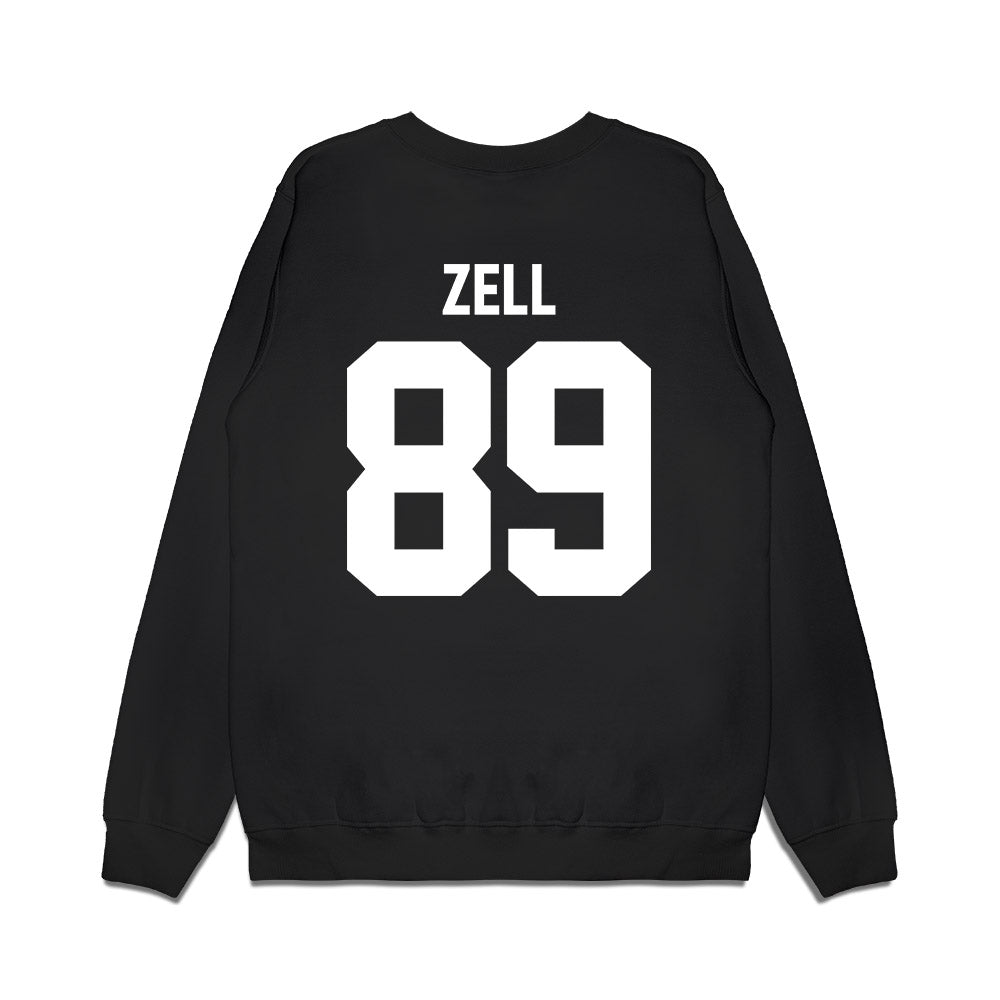Virginia Tech - NCAA Football : Hudson Zell - Vintage Helmet Premium Crewneck Sweatshirt-1
