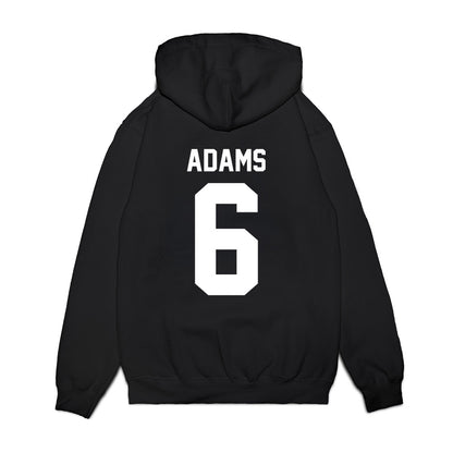 Virginia Tech - NCAA Football : Keylen Adams - Vintage Helmet Premium Hooded Sweatshirt-1