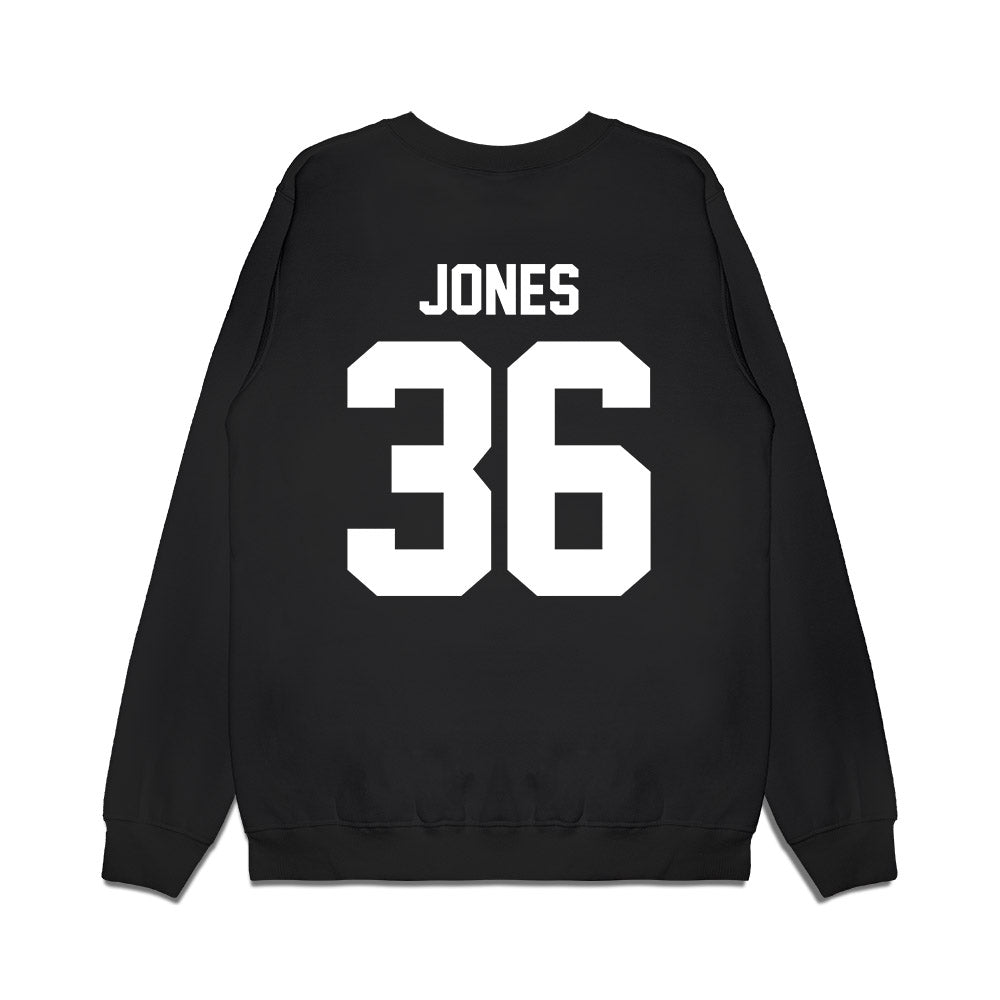 Virginia Tech - NCAA Football : Brody Jones - Vintage Helmet Premium Crewneck Sweatshirt-1