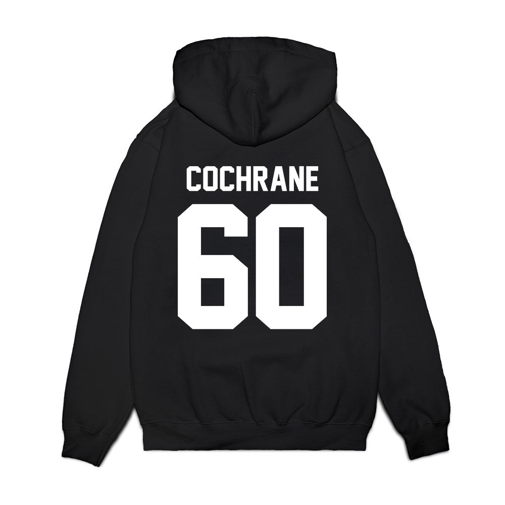 Virginia Tech - NCAA Football : Maddox Cochrane - Vintage Helmet Premium Hooded Sweatshirt-1