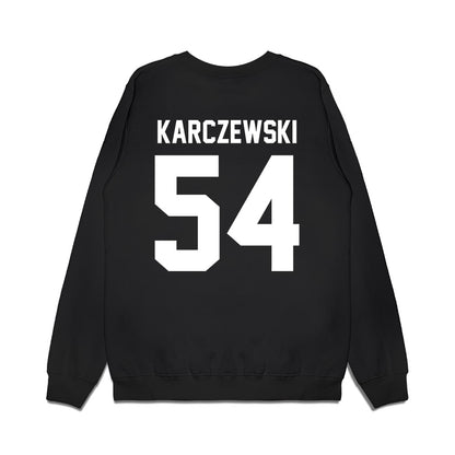 Virginia Tech - NCAA Football : Grant Karczewski - Vintage Helmet Premium Crewneck Sweatshirt-1