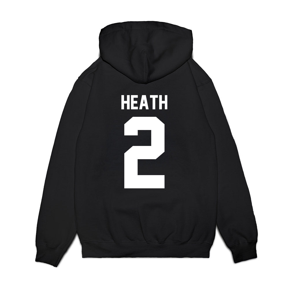 Virginia Tech - NCAA Football : Takye Heath - Vintage Helmet Premium Hooded Sweatshirt-1