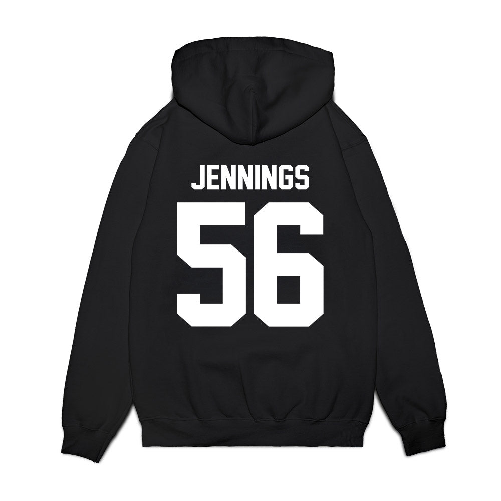 Virginia Tech - NCAA Football : Daniel Jennings - Vintage Helmet Premium Hooded Sweatshirt-1