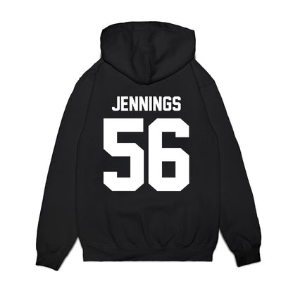 Virginia Tech - NCAA Football : Daniel Jennings - Vintage Helmet Premium Hooded Sweatshirt-1