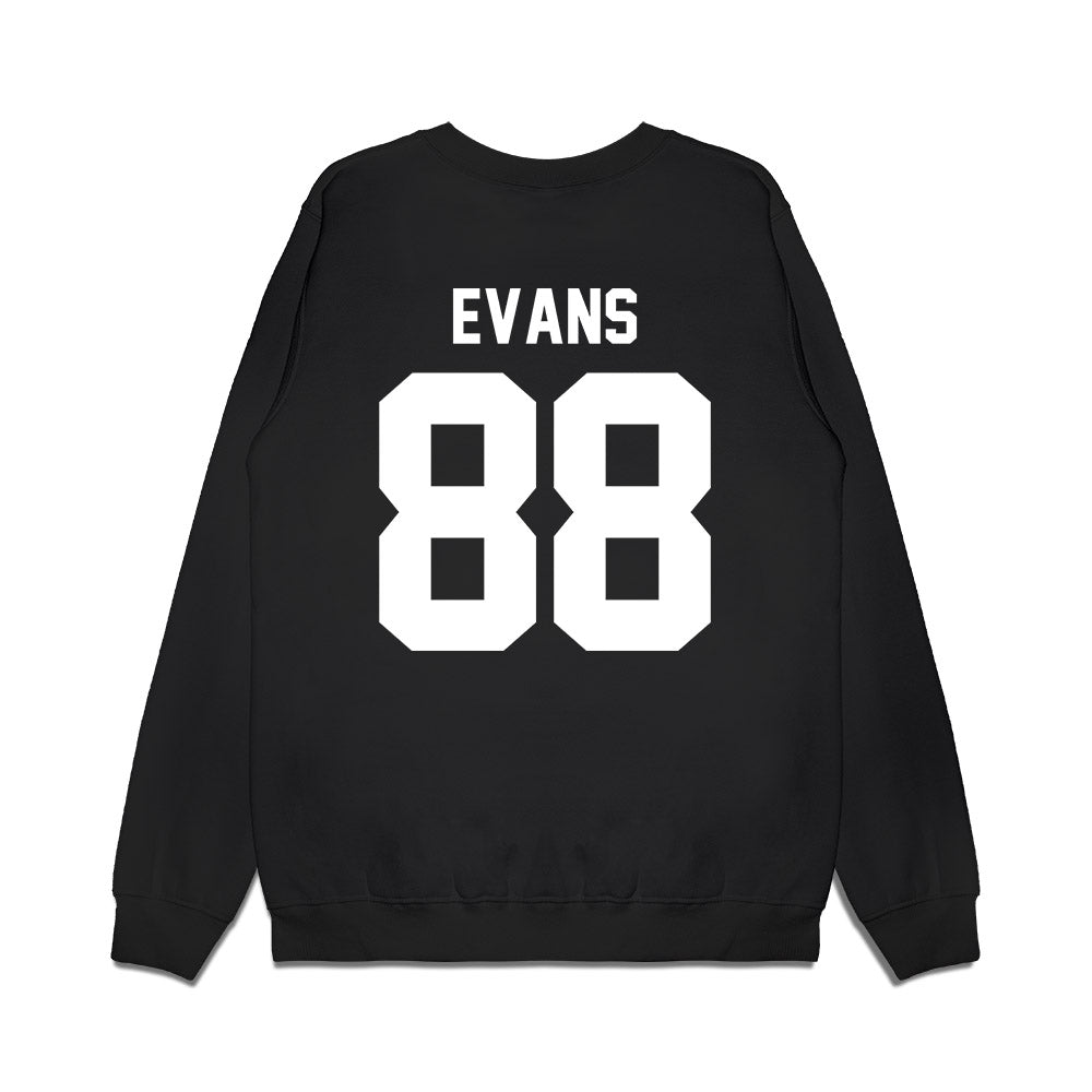 Virginia Tech - NCAA Football : Christian Evans - Vintage Helmet Premium Crewneck Sweatshirt-1