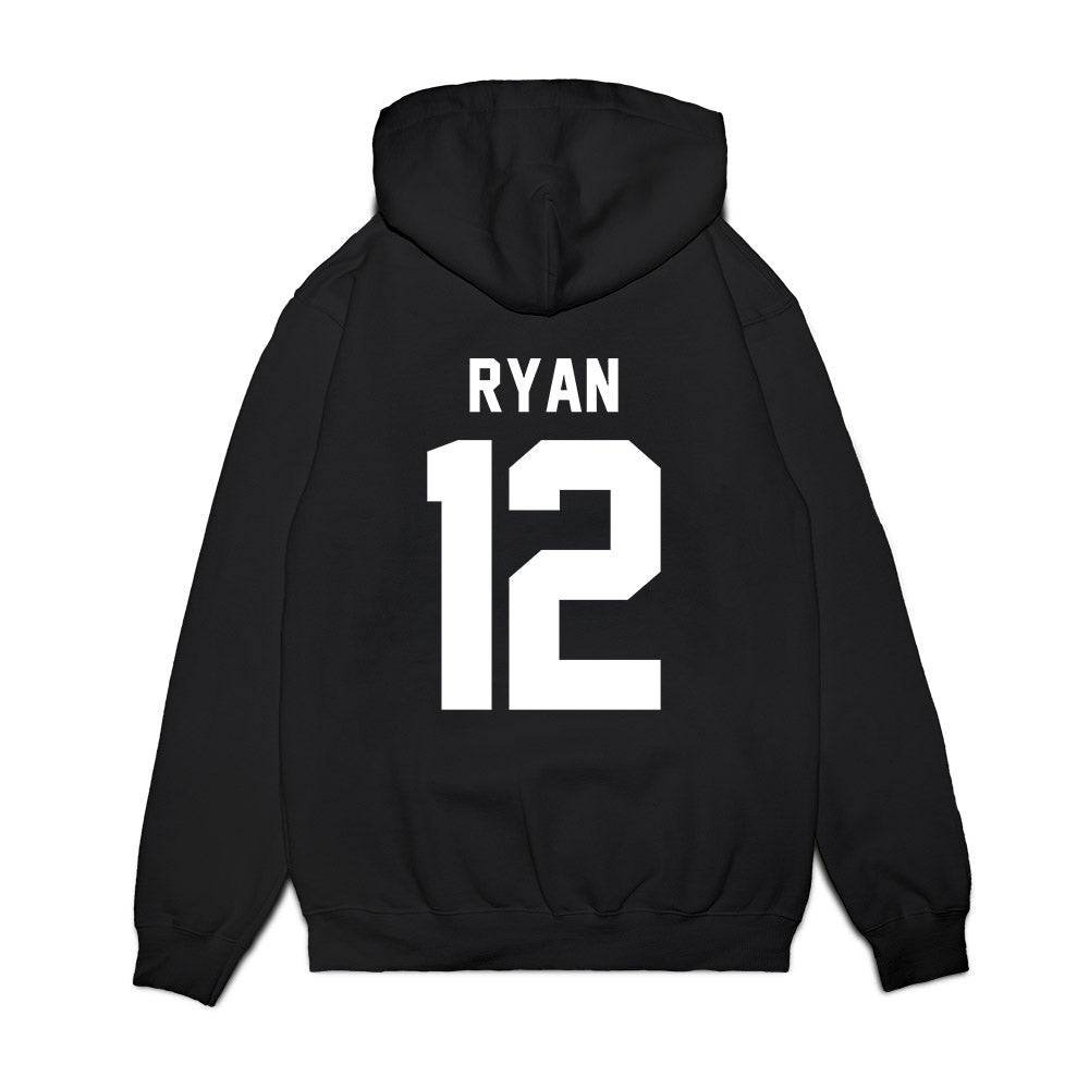 Virginia Tech - NCAA Football : Kelden Ryan - Vintage Helmet Premium Hooded Sweatshirt-1