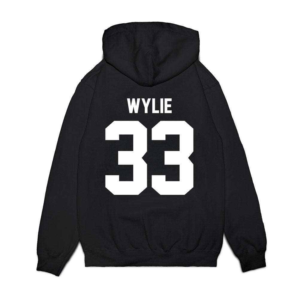 Virginia Tech - NCAA Football : Keon Wylie - Vintage Helmet Premium Hooded Sweatshirt-1