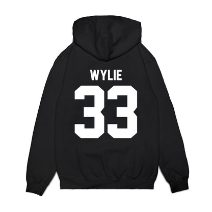 Virginia Tech - NCAA Football : Keon Wylie - Vintage Helmet Premium Hooded Sweatshirt-1