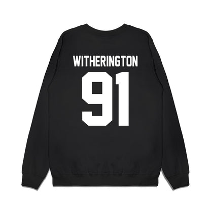 Virginia Tech - NCAA Football : Garrett Witherington - Vintage Helmet Premium Crewneck Sweatshirt-1