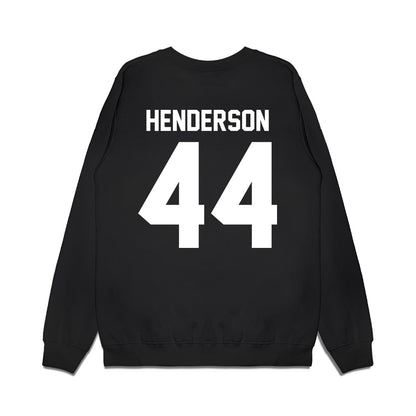 Virginia Tech - NCAA Football : Matt Henderson - Vintage Helmet Premium Crewneck Sweatshirt-1