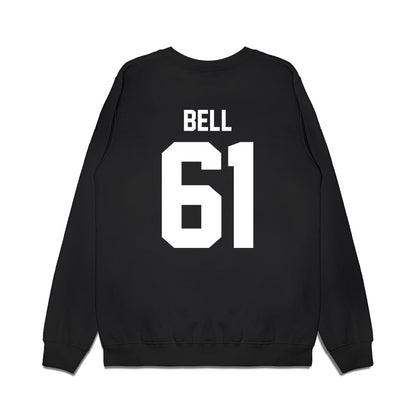 Virginia Tech - NCAA Football : Justin Bell - Vintage Helmet Premium Crewneck Sweatshirt-1