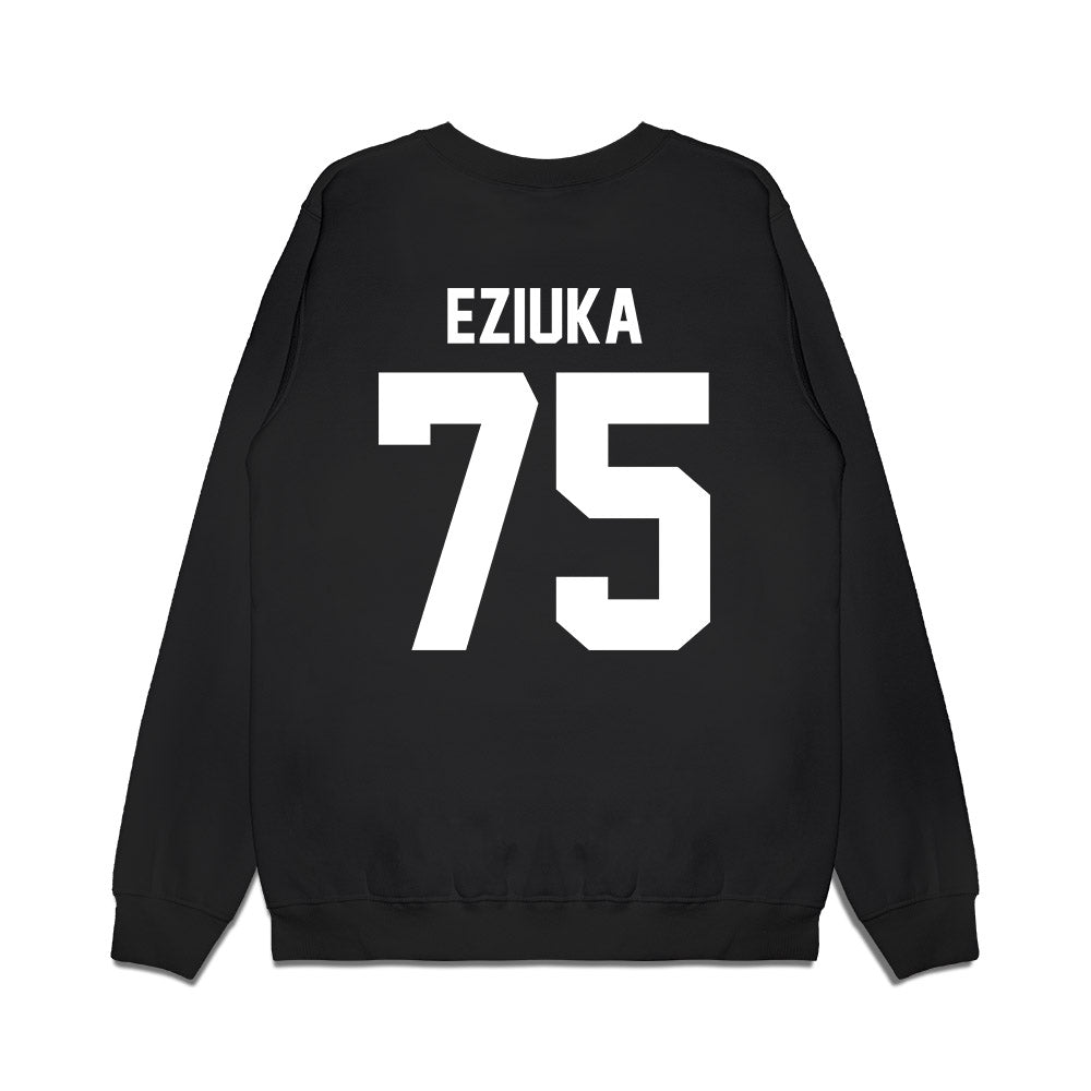 Virginia Tech - NCAA Football : Benjamin Eziuka - Vintage Helmet Premium Crewneck Sweatshirt-1