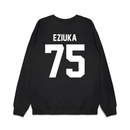 Virginia Tech - NCAA Football : Benjamin Eziuka - Vintage Helmet Premium Crewneck Sweatshirt-1