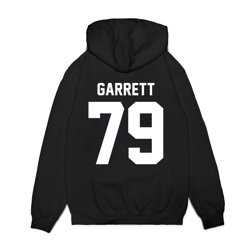 Virginia Tech - NCAA Football : Johnny Garrett - Vintage Helmet Premium Hooded Sweatshirt-1