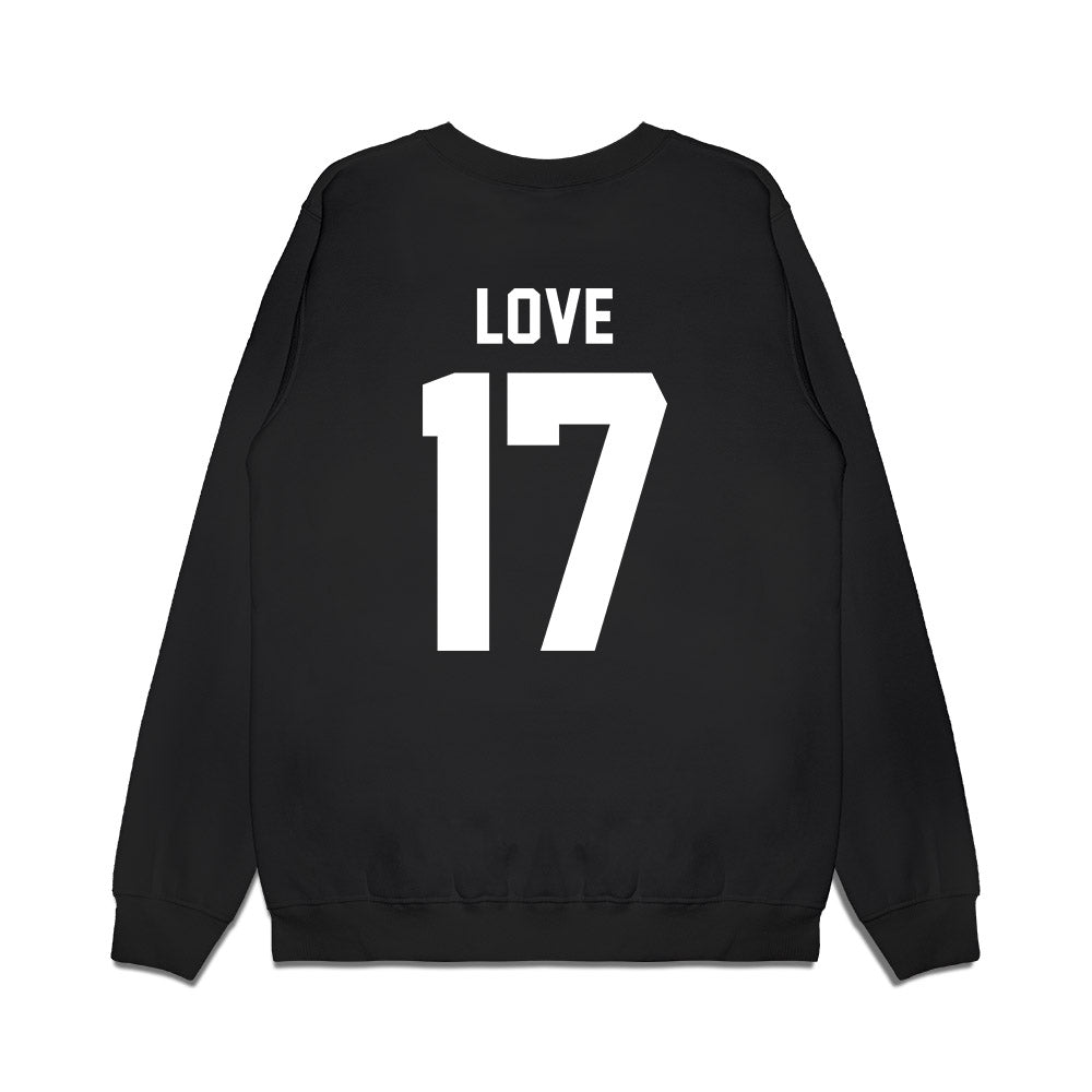 Virginia Tech - NCAA Football : John Love - Vintage Helmet Premium Crewneck Sweatshirt-1