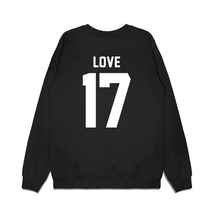 Virginia Tech - NCAA Football : John Love - Vintage Helmet Premium Crewneck Sweatshirt-1