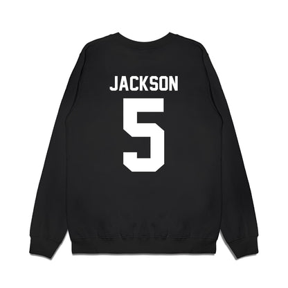 Virginia Tech - NCAA Football : Marlion Jackson - Vintage Helmet Premium Crewneck Sweatshirt-1