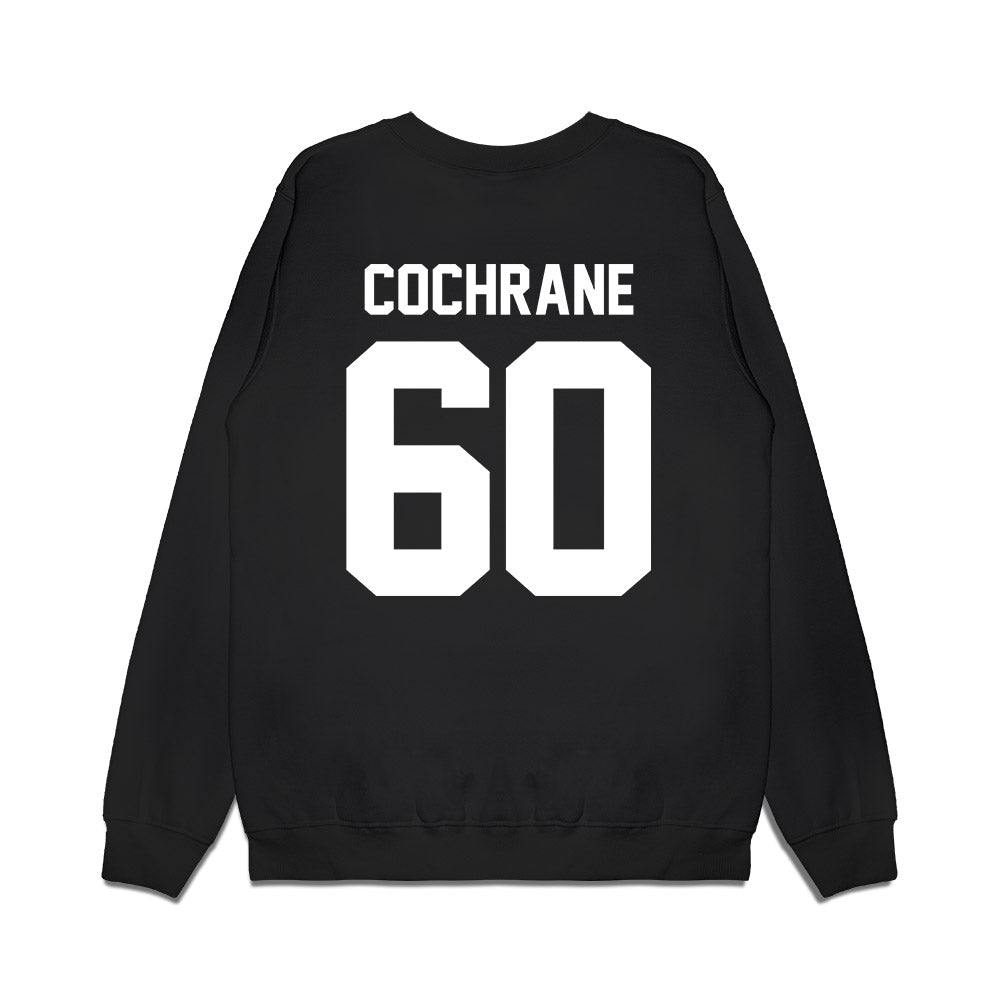 Virginia Tech - NCAA Football : Maddox Cochrane - Vintage Helmet Premium Crewneck Sweatshirt-1