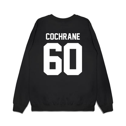 Virginia Tech - NCAA Football : Maddox Cochrane - Vintage Helmet Premium Crewneck Sweatshirt-1