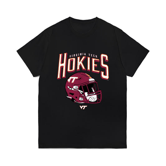Virginia Tech - NCAA Football : Grant Karczewski - Vintage Helmet Comfort Colors T-Shirt-0