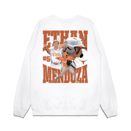 Texas - NCAA Baseball : Ethan Mendoza - Collage Premium Crewneck Sweatshirt-1