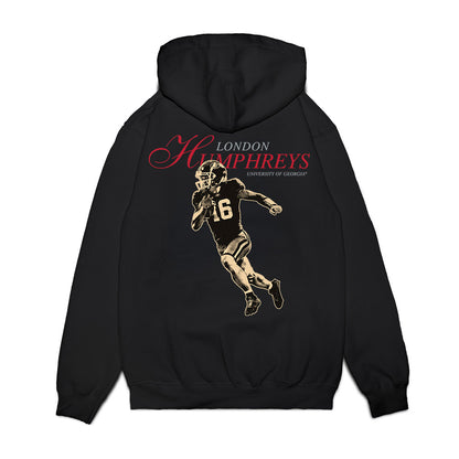 Georgia - NCAA Football : London Humphreys - Legacy Premium Hooded Sweatshirt-1