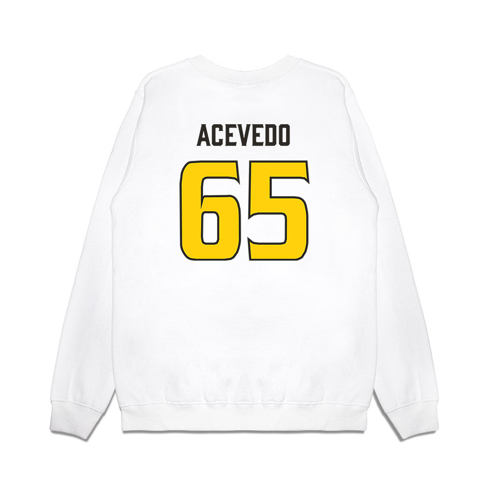 USF - NCAA Football : Jaylin Acevedo - Retro Sports Shersey Premium Crewneck Sweatshirt-1