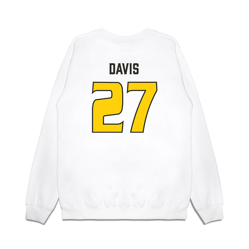 USF - NCAA Football : Jayden Davis - Retro Sports Shersey Premium Crewneck Sweatshirt-1