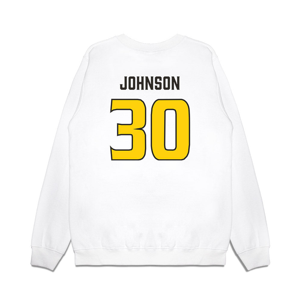 USF - NCAA Football : Jeremiah Johnson - Retro Sports Shersey Premium Crewneck Sweatshirt-1