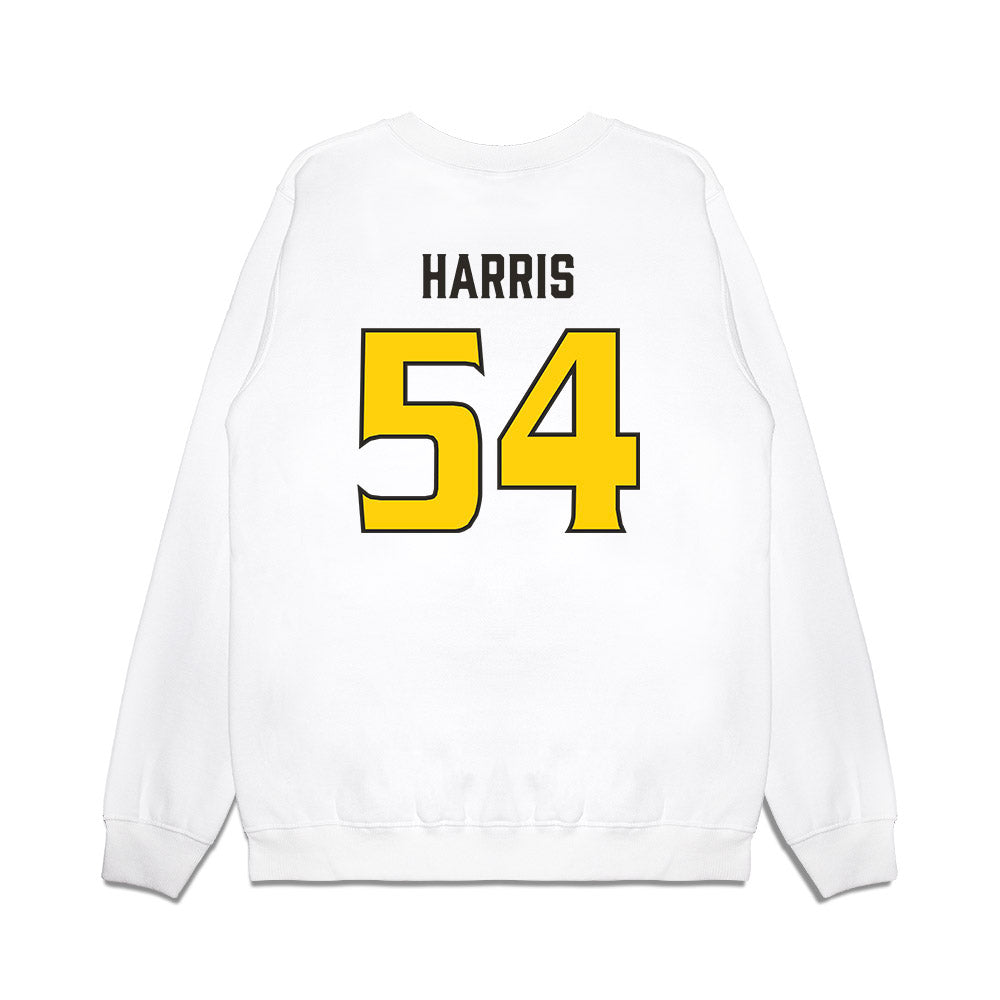 USF - NCAA Football : Caleb Harris - Retro Sports Shersey Premium Crewneck Sweatshirt-1