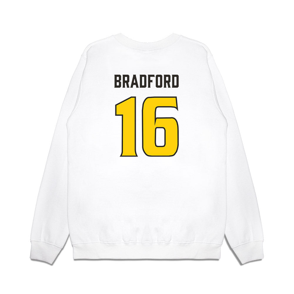 USF - NCAA Football : Jayden Bradford - Retro Sports Shersey Premium Crewneck Sweatshirt-1