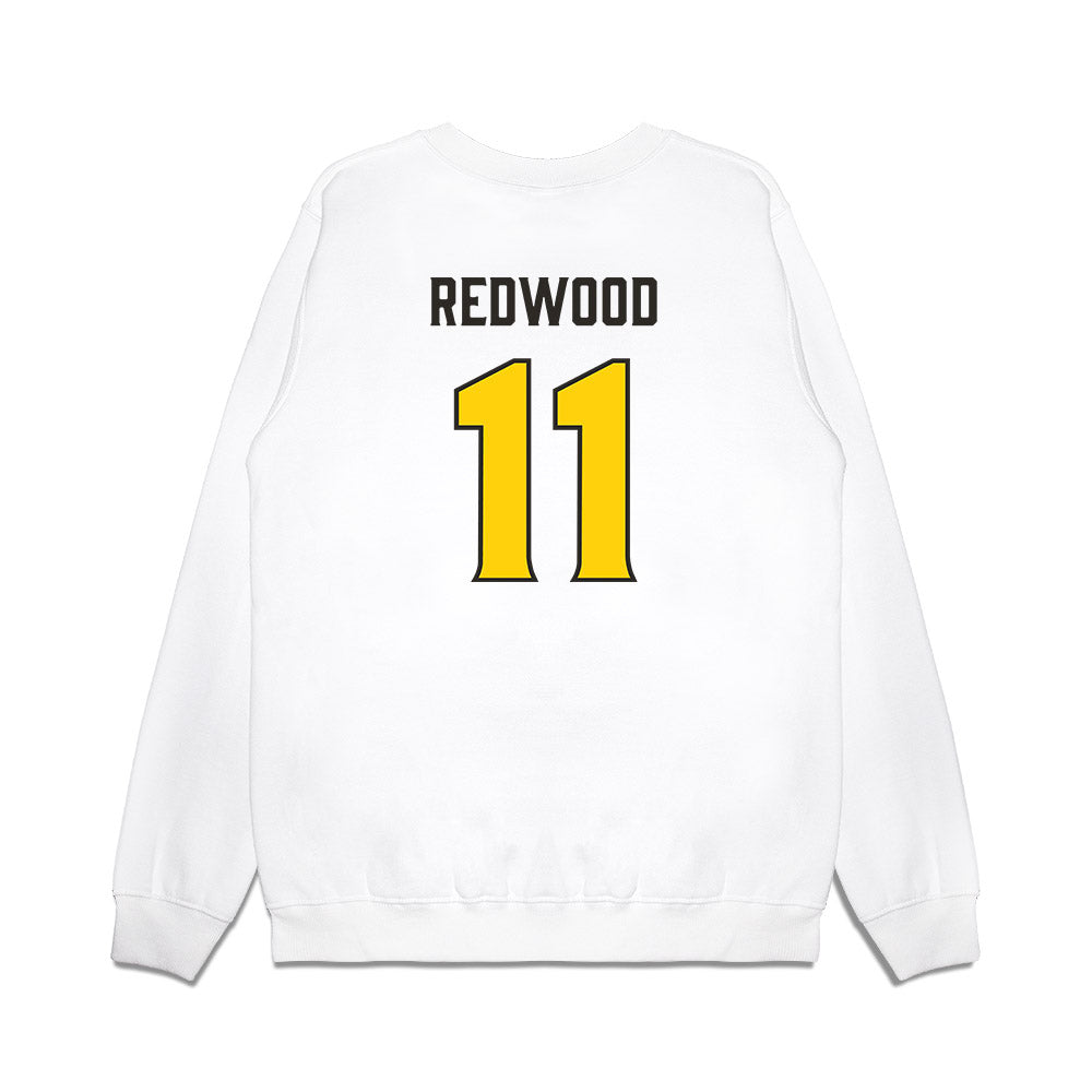 USF - NCAA Football : Asani Redwood - Retro Sports Shersey Premium Crewneck Sweatshirt-1