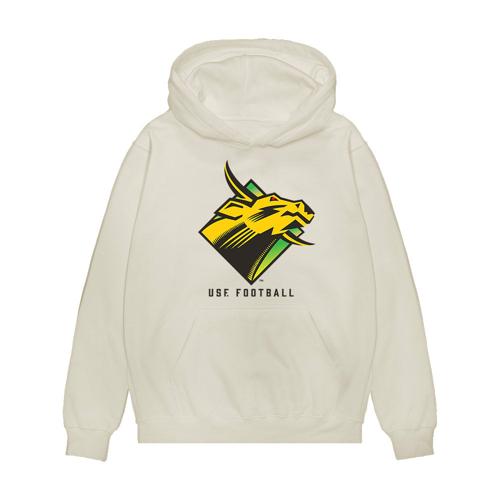 USF - NCAA Football : Thomas Shrader - Retro Sports Shersey Premium Hooded Sweatshirt-0