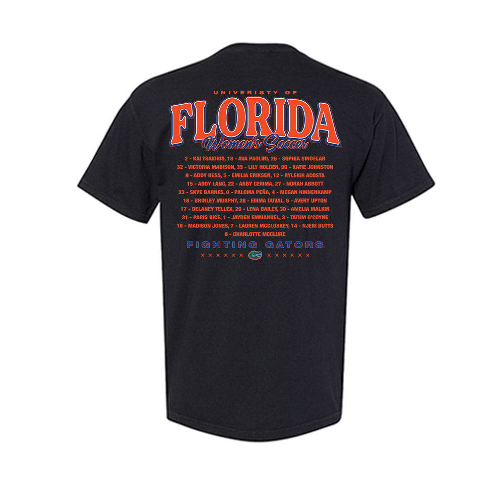 Florida - NCAA Women's Soccer : - Roster Short Sleeves Pocket T-Shirt-1