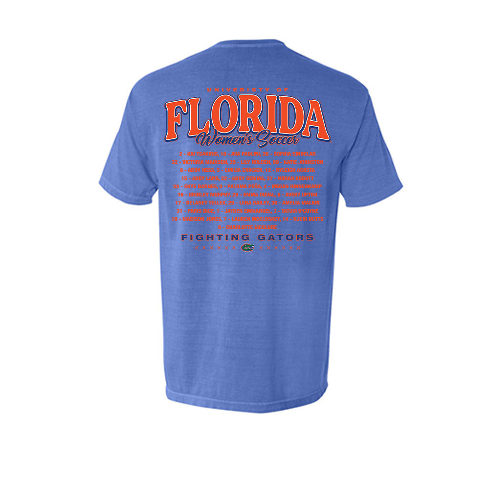 Florida - NCAA Women's Soccer : - Roster Short Sleeves Pocket T-Shirt-1