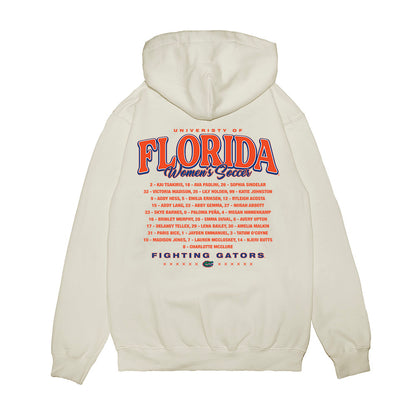 Florida - NCAA Women's Soccer : - Roster Premium Hooded Sweatshirt-1