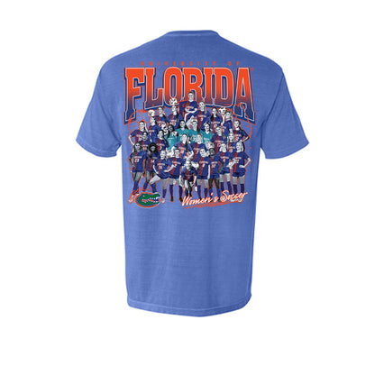 Florida - NCAA Women's Soccer : - Team Collage Short Sleeves Pocket T-Shirt-1