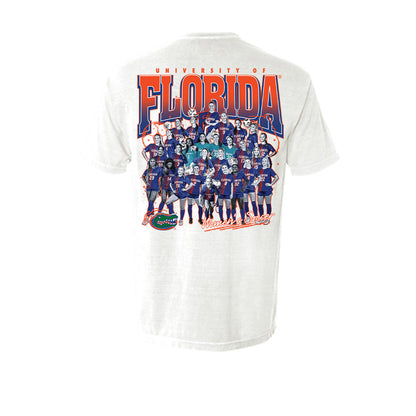 Florida - NCAA Women's Soccer : - Team Collage Short Sleeves Pocket T-Shirt-1