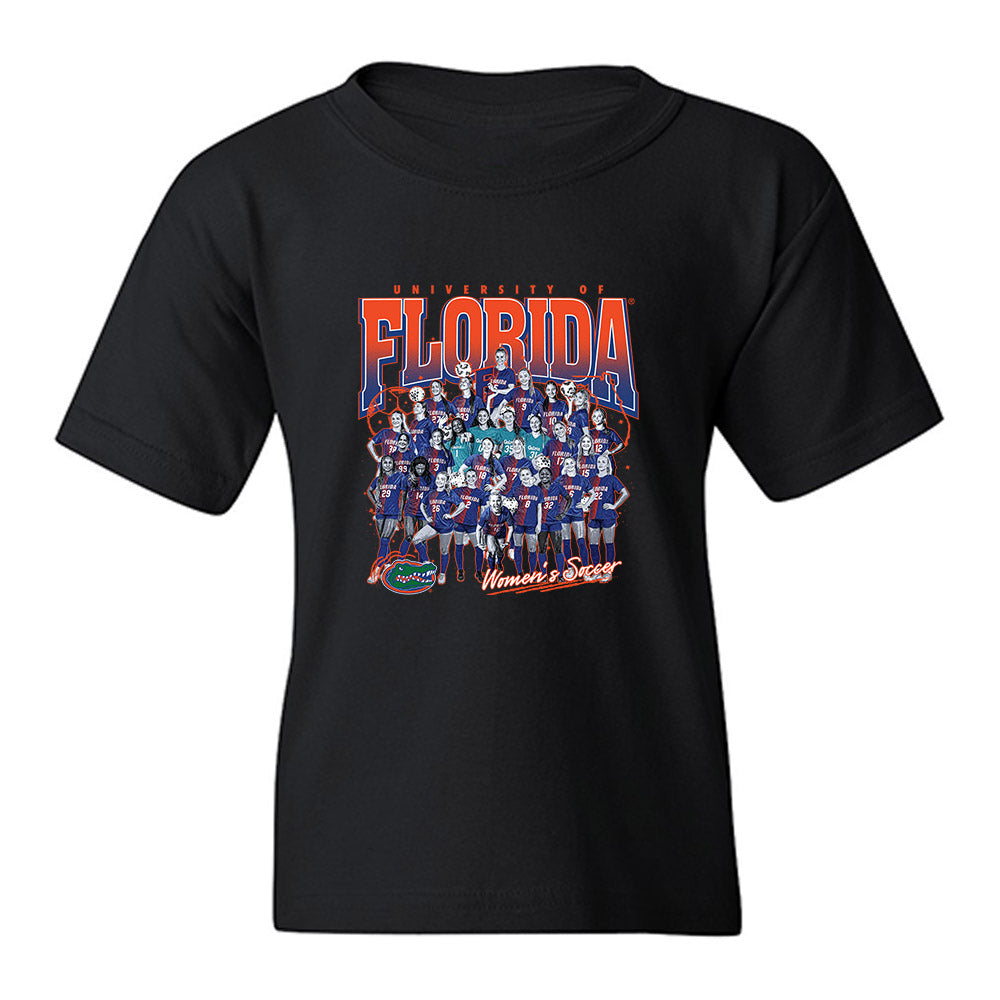 Florida - NCAA Women's Soccer : - Team Collage Youth T-Shirt-0