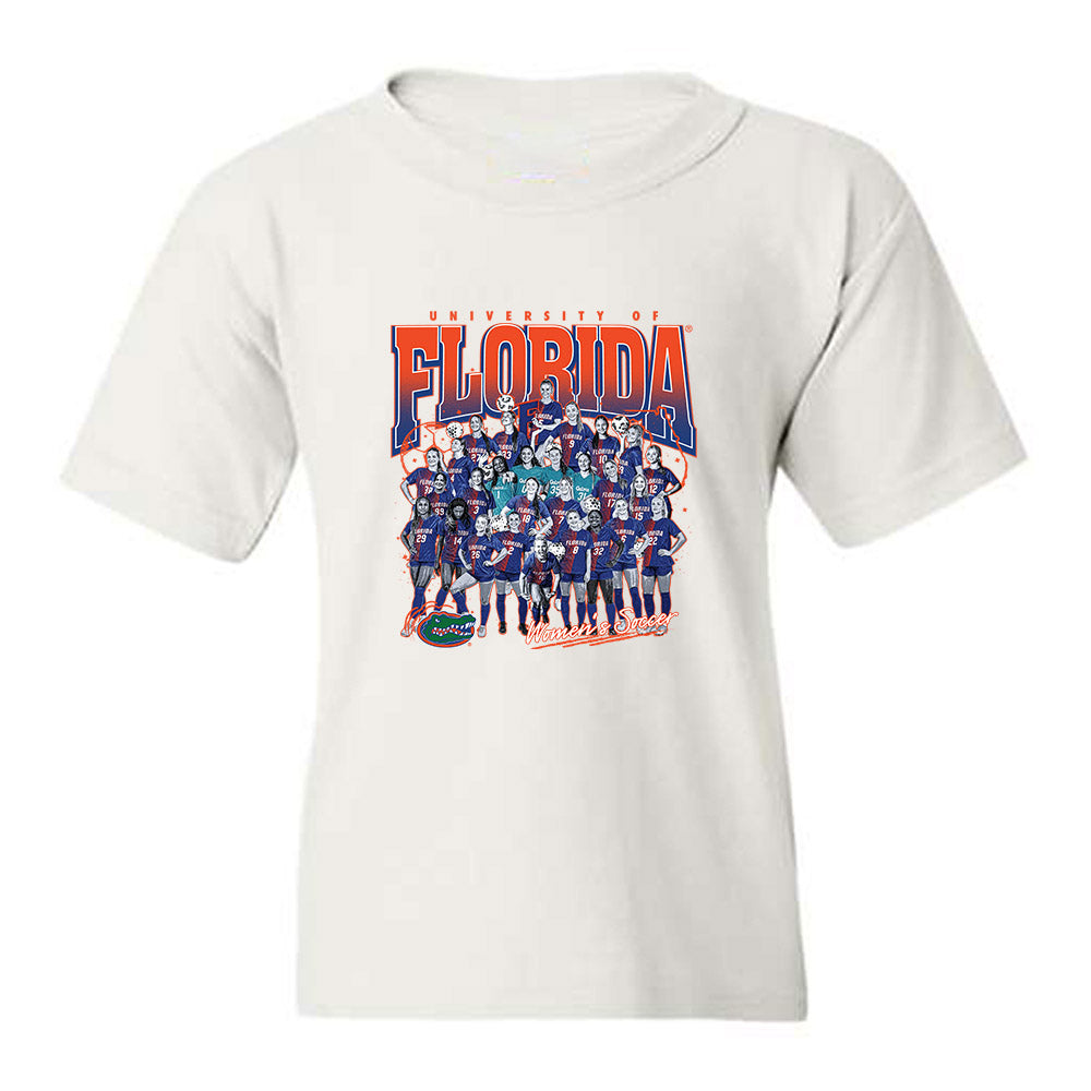 Florida - NCAA Women's Soccer : - Team Collage Youth T-Shirt-0