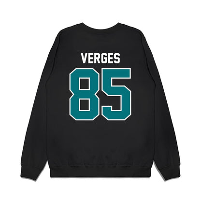 Coastal Carolina - NCAA Football : Ben Verges - Vintage Helmet Premium Crewneck Sweatshirt-1