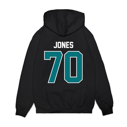 Coastal Carolina - NCAA Football : Daniel Jones - Vintage Helmet Premium Hooded Sweatshirt-1