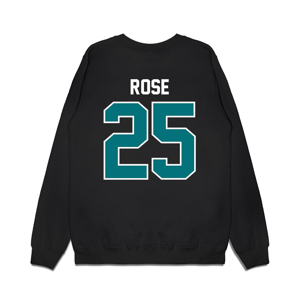 Coastal Carolina - NCAA Football : Brandon Rose - Vintage Helmet Premium Crewneck Sweatshirt-1