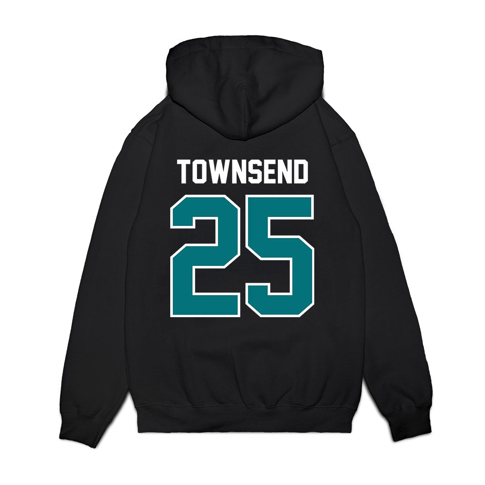 Coastal Carolina - NCAA Football : Breyahn Townsend - Vintage Helmet Premium Hooded Sweatshirt-1