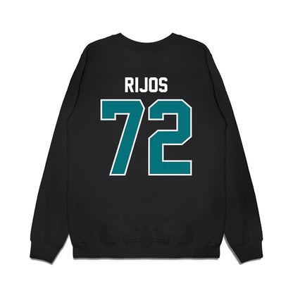 Coastal Carolina - NCAA Football : Dominic Rijos - Vintage Helmet Premium Crewneck Sweatshirt-1