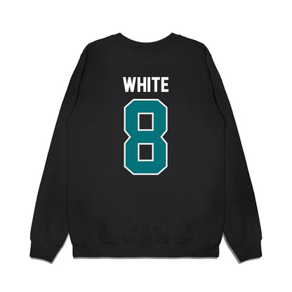 Coastal Carolina - NCAA Football : Gabe White - Vintage Helmet Premium Crewneck Sweatshirt-1