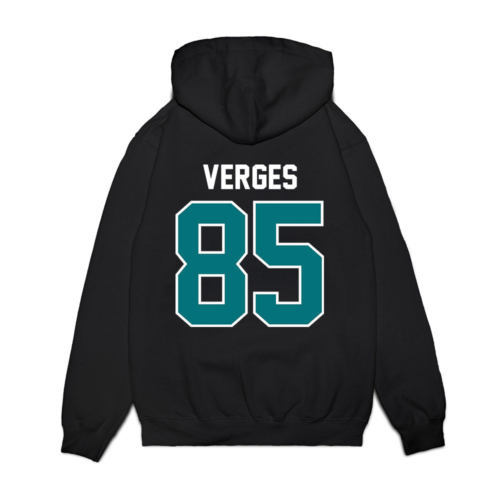 Coastal Carolina - NCAA Football : Ben Verges - Vintage Helmet Premium Hooded Sweatshirt-1
